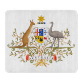 Wappen Australiens Schneidebrett (Vorderseite)