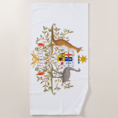 Wappen Australiens Strandtuch (Vorderseite)