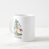 Wappen - Bahamas Kaffeetasse (Vorderseite Links)