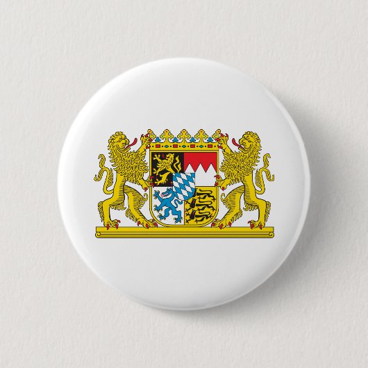 Wappen Bayern-offiziellen Deutschland-Symbols Button (Vorderseite)