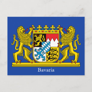 Wappen Bayerns Postkarte