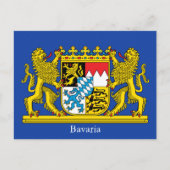 Wappen Bayerns Postkarte (Vorderseite)