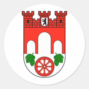 Wappen Berlin-Pankow Runder Aufkleber