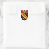 Wappen Berlin-Reinickendorf Runder Aufkleber (Tasche)