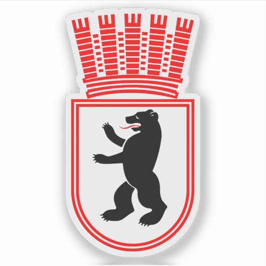 Wappen Berlins (1935) Aufkleber (Vorderseite)
