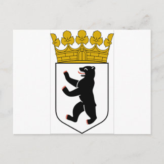 Wappen Berlins (Deutschland) Postkarte
