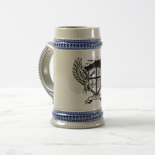 Wappen-Bier Stein Denvers H3 Bierglas (Vorderseite Links)