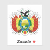 Wappen Boliviens Aufkleber (Blatt)