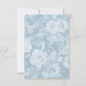 Wappen Botanischer Blumenzwiebeln RSVP Karte (Rückseite)