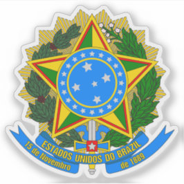 Wappen Brasiliens (1889-1968) Aufkleber