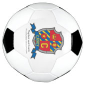 Wappen Buchstabe C Rot-Gelb-Kronen-Löwe Casey Fußball (Gedreht)