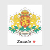 Wappen Bulgariens Aufkleber (Blatt)