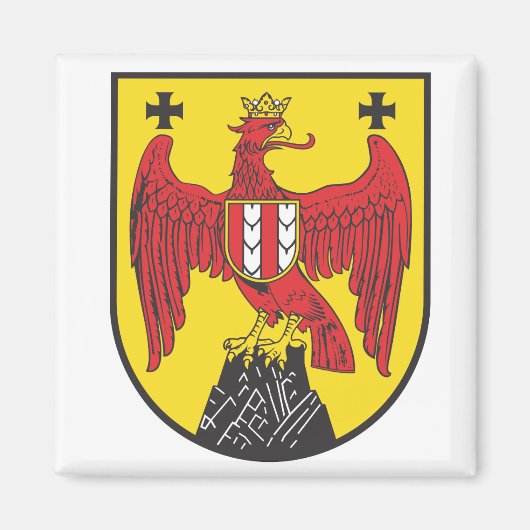 Wappen Burgenland Österreich Magnet (Vorne)