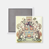 Wappen-Coat Bridgetown - Barbados Magnet (Vorderseite/Rückseite)