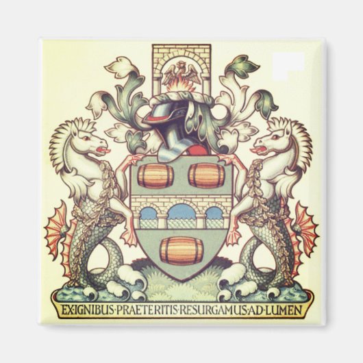 Wappen-Coat Bridgetown - Barbados Magnet (Vorne)