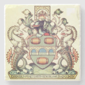 Wappen-Coat Bridgetown - Barbados Steinuntersetzer (Vorderseite)