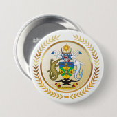 Wappen-Coat der Salomonen Button (Vorne & Hinten)