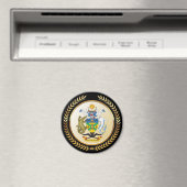 Wappen-Coat der Salomonen Magnet (In Situ (Geschirrspüler))