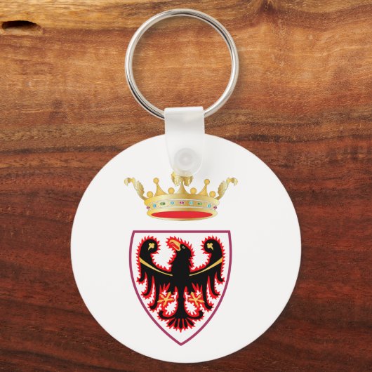Wappen-Coat des Trentino (Italien) Schlüsselanhänger (Vorderseite)