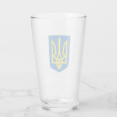 Wappen-Coat in der Ukraine Glas (Rückseite)