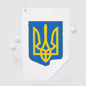 Wappen-Coat in der Ukraine Golfhandtuch (Insitu)