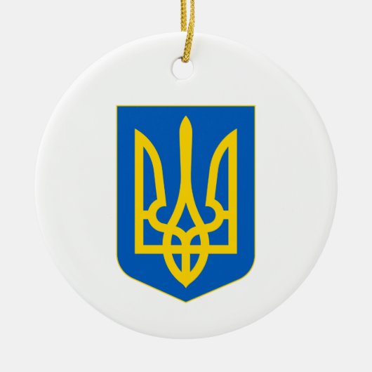 Wappen-Coat in der Ukraine Keramik Ornament (Vorne)