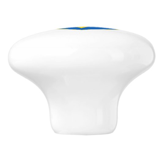 Wappen-Coat in der Ukraine Keramikknauf (Seitenansicht)