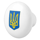 Wappen-Coat in der Ukraine Keramikknauf (Rechts)