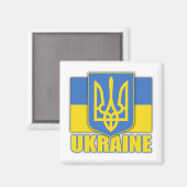Wappen-Coat in der Ukraine Magnet (Vorderseite/Rückseite)