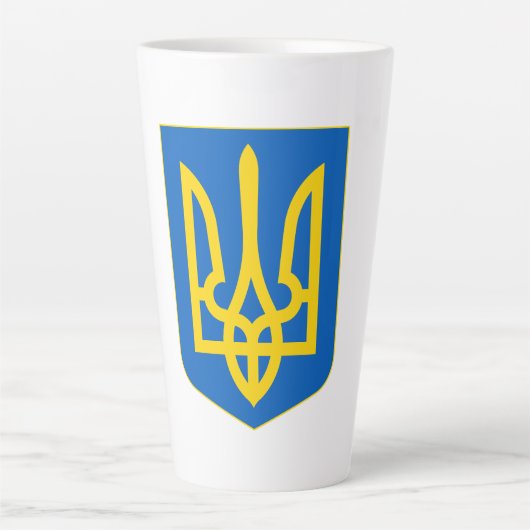 Wappen-Coat in der Ukraine Milchtasse (Vorderseite)