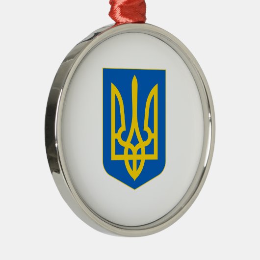 Wappen-Coat in der Ukraine Ornament Aus Metall (Rechts)