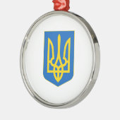 Wappen-Coat in der Ukraine Ornament Aus Metall (Links)