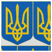 Wappen-Coat in der Ukraine Stoff (Nahaufnahme)