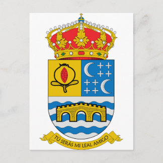 Wappen-Coat Quentar (Spanien) Postkarte