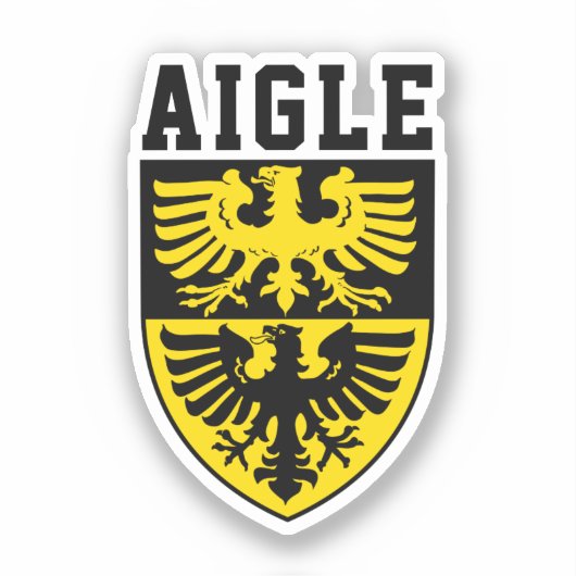 Wappen-Coat, Schweiz Aufkleber (Vorderseite)