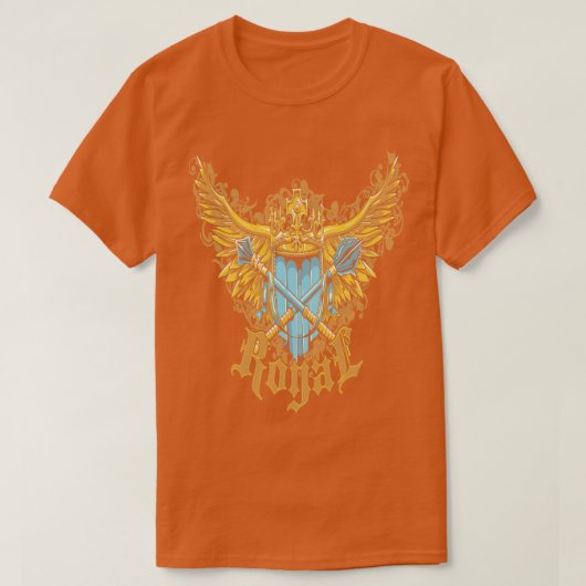 Wappen Coole Illustration Geschenkidee T-Shirt (Design vorne)
