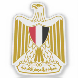 Wappen der Arabischen Republik Ägypten Aufkleber