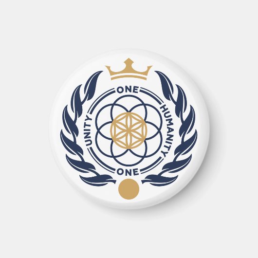 Wappen der Asgardia - Rundmagazin Magnet (Vorne)