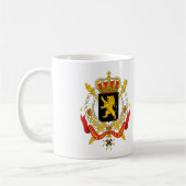 Wappen der belgischen Regierung Kaffeetasse (Links)
