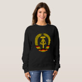 Wappen der Deutschen Demokratischen Republik WWB Sweatshirt (Vorne ganz)