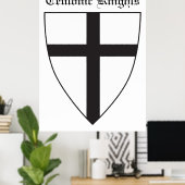 Wappen der Deutschen Ordnung Poster (Heimbüro)