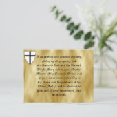 Wappen der Deutschen Ordnung Postkarte (Stehend Vorderseite)