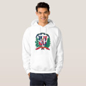 Wappen der Dominikanischen Republik Hoodie (Vorne ganz)