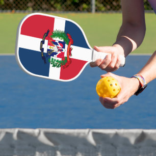 Wappen der Dominikanischen Republik Pickleball Schläger