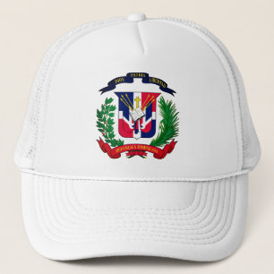 Wappen der Dominikanischen Republik Truckerkappe