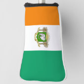 Wappen der Elfenbeinflagge Golf Headcover (Rotieren 90)