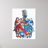 Wappen der Familie Ludwig von Mises Leinwanddruck (Vorderseite)