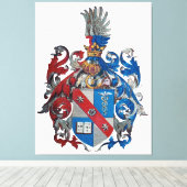 Wappen der Familie Ludwig von Mises Leinwanddruck (Insitu (Holzboden))