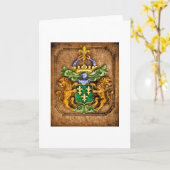 Wappen der Familie Van Westervelt Karte (Gelbe Blume)