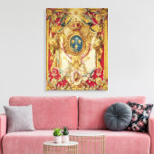 Wappen der französischen Königlichen Familie Leinwanddruck (Insitu (Wohnzimmer))